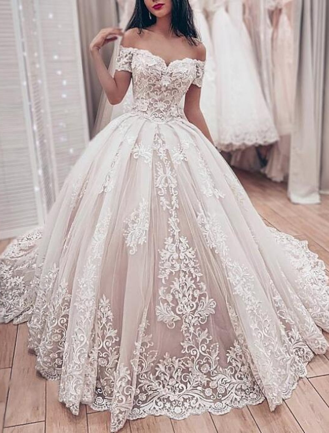 Cover image for Off-the-shoulder wedding dresses: how to choose a flattering gown